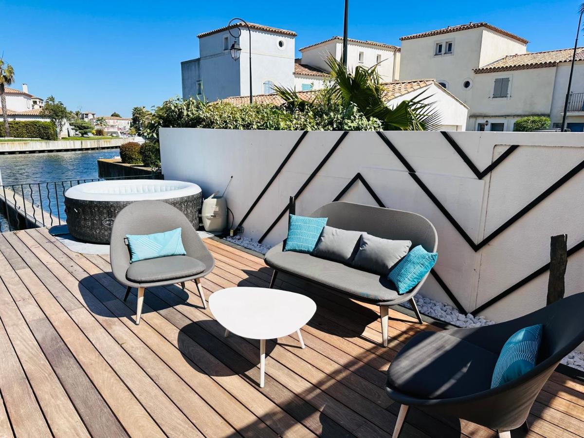 Marina 120M²/8 Pers/ Terrasse 100M²/ Appontement Villa Aigues-Mortes Exterior photo